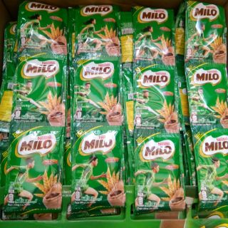 (Tặng 1 bình lắc Nescafe) Set 20 gói Milo dây 22gr
