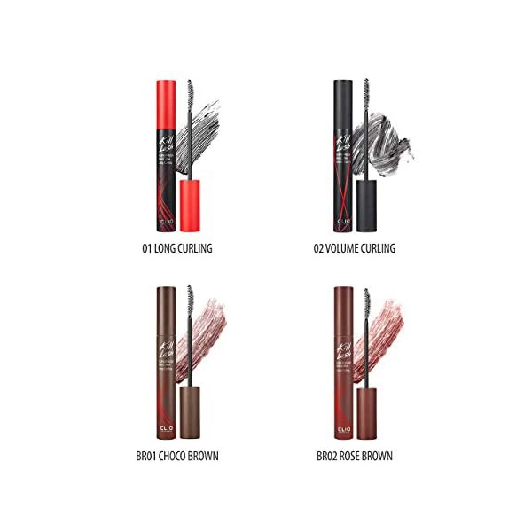 Mascara Chải Mi Clio Kill Lash Superproof Mascara Long Curling Br01 Choco Brown 7g(01/05/2023)