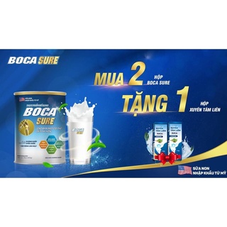 Mua 2 boca sure tặng 1 xịt họng xuyên tâm liên suca alifaco sữa non nhập khẩu từ mỹ