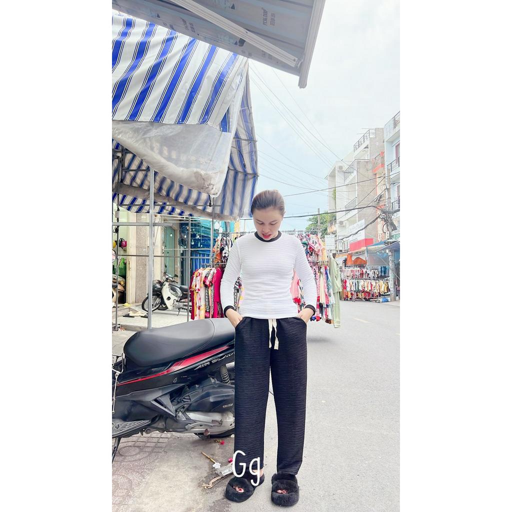 sét bộ xốp xuông dài quần áo chạy viền hot