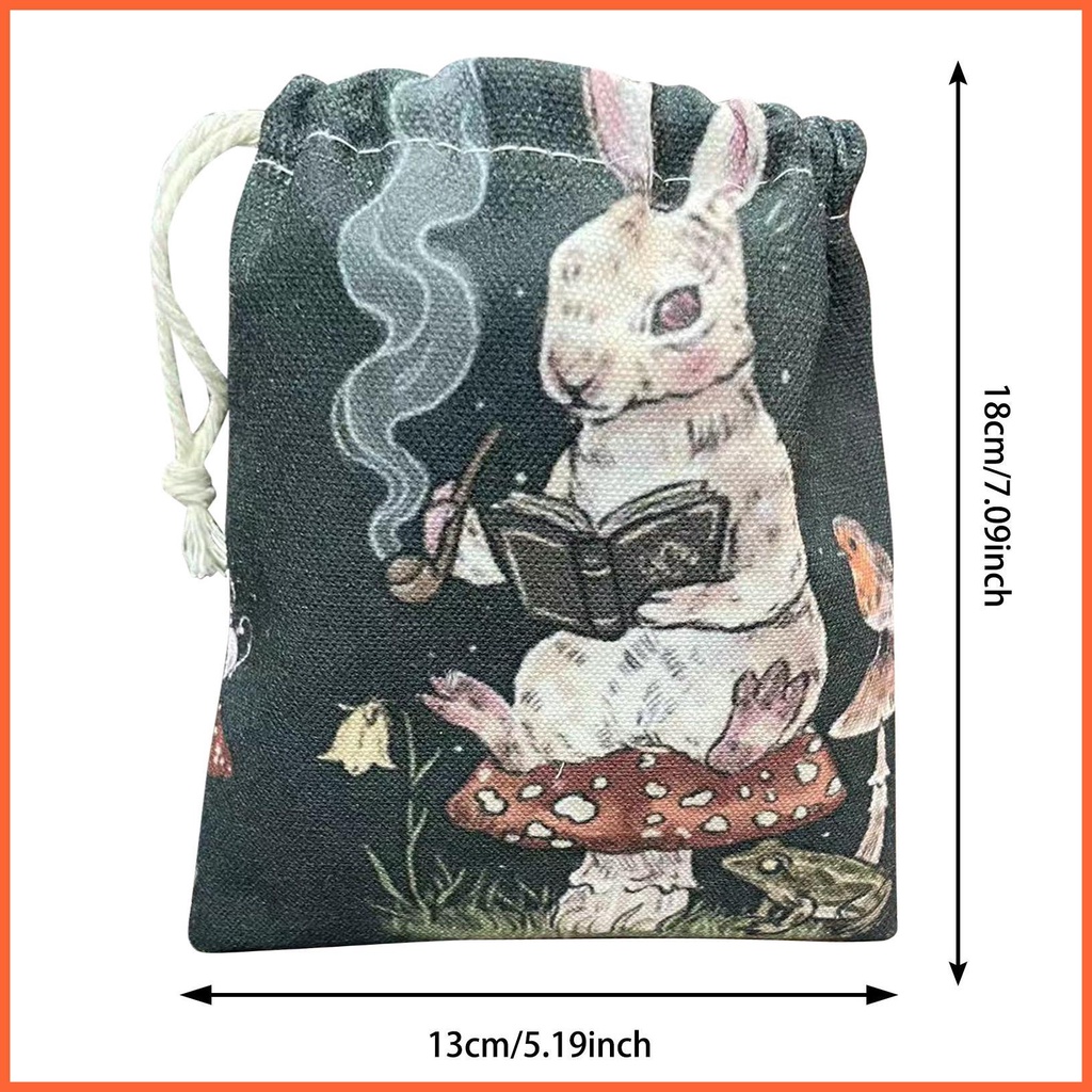 Bộ Bài Tarot / Thẻ Bài Tarot / Trang Sức Họa Tiết Thỏ / Nấm Có Dây Rút Tiện Dụng