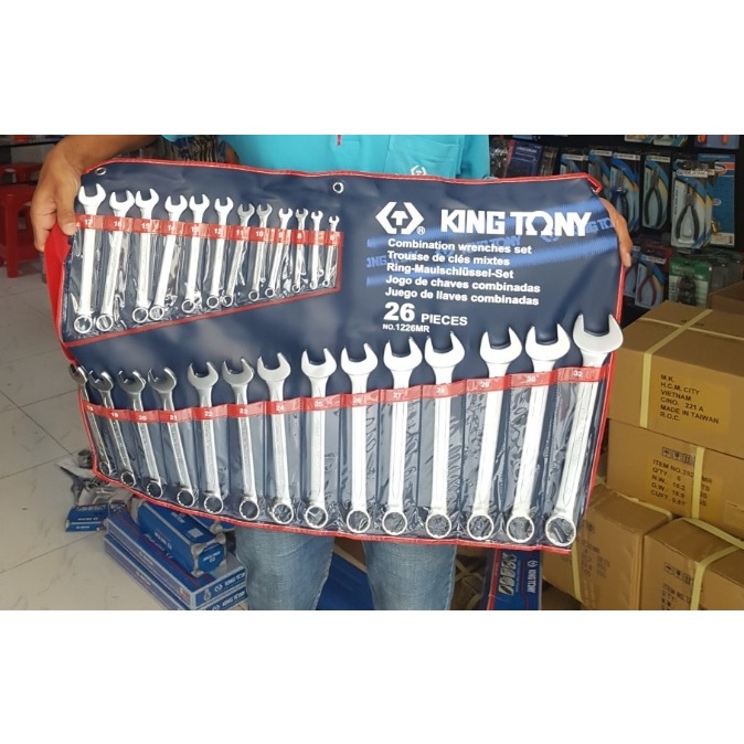 6-32mm Bộ vòng miệng 26 cái hệ mét Kingtony 1226MR