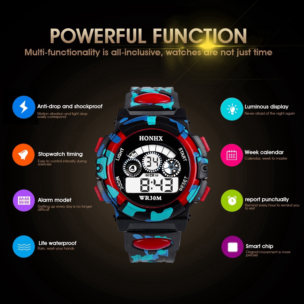 Đồng hồ điện tử siêu mỏng cho bé trai và gái | BigBuy360 - bigbuy360.vn