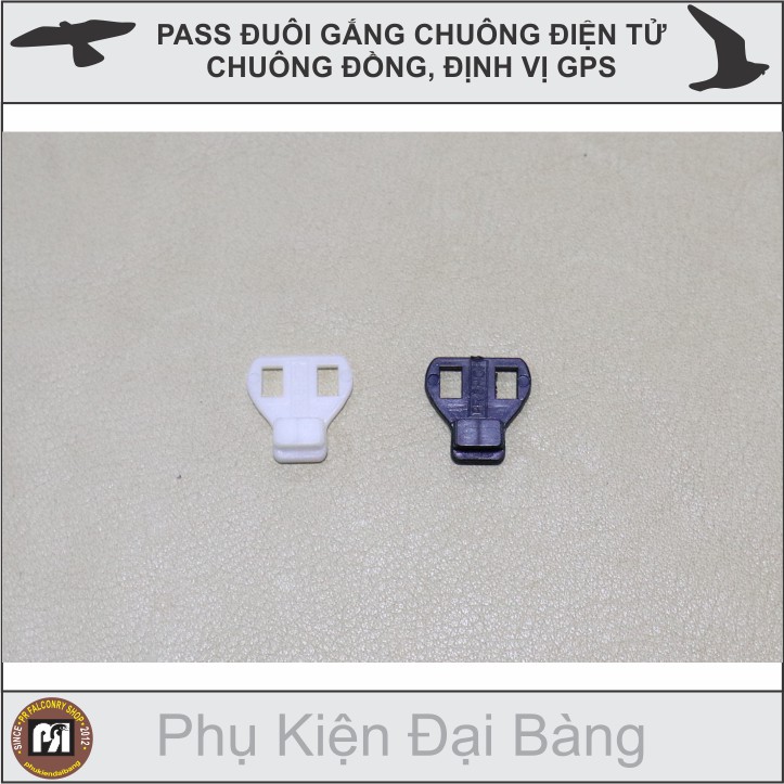 Pass đuôi gắng chuông đồng, gắng định vị, phụ kiện nuôi chim ưng