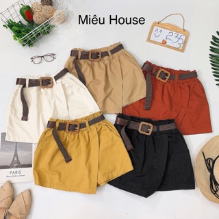 Quần đắp giả váy kèm belt