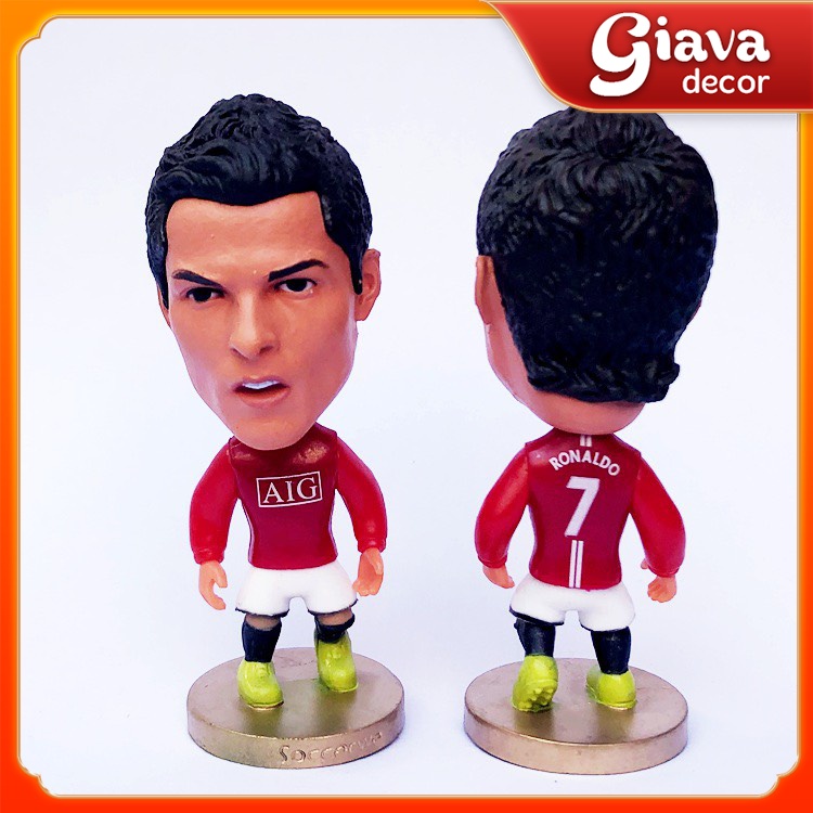 Mô hình cầu thủ CR7 Messi PSG Ronaldo Mu các loại | tượng trang trí bàn làm việc GIAVA DECOR