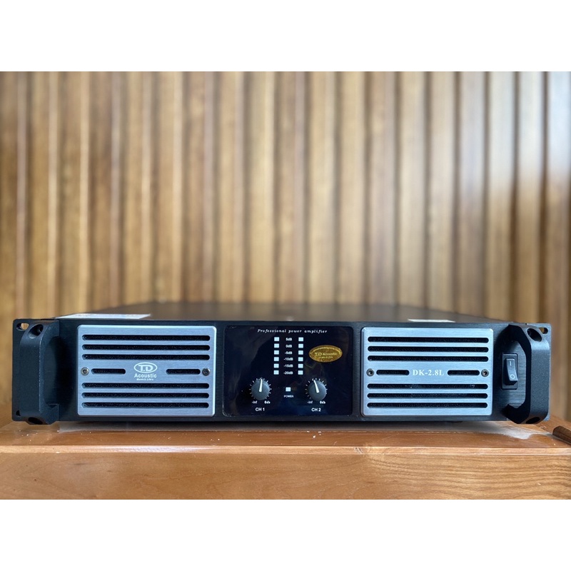 Đẩy 2 kênh TD Acoustic DK 2.8L Hàng chính hãng.Công suất 800w/1 kênh