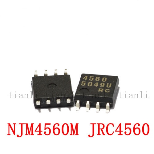 JRC4560 SOP-8 20 chiếc 10 chiếc NJM4560M 4560 4560M NJM4560 SOP8 SMD Dual Op Amp Khuếch Đại IC pxb8