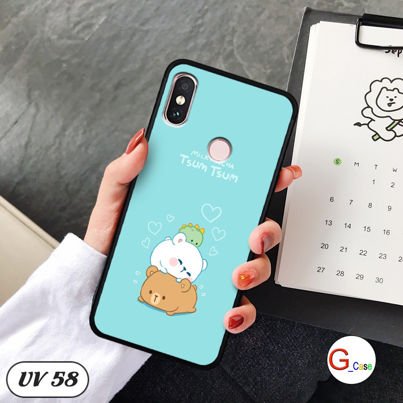 Ốp điện thoại Xiaomi Redmi Note 5 Pro - lưng nhám viền dẻo