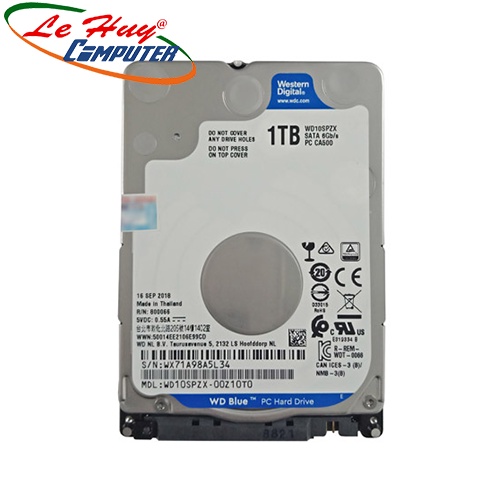 Ổ cứng HDD Laptop WD Blue 1TB 2.5 inch SATA III 128MB Cache 5400RPM WD10SPZX