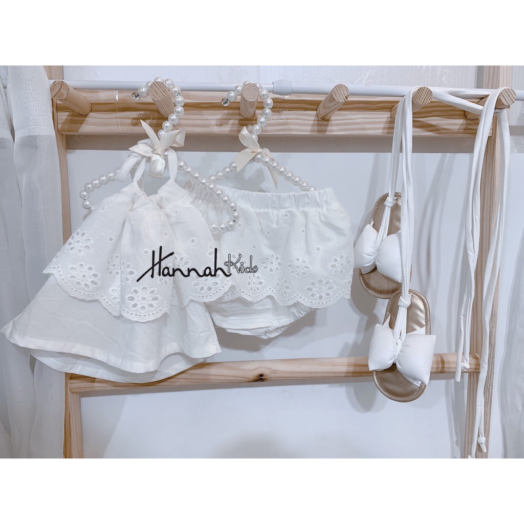 Set yếm cho bé gái HANNAH KIDS