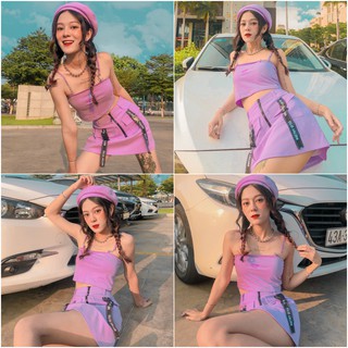 Chân váy chữ A Natthy Skirt 7 tím