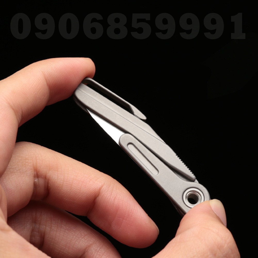 Dao titan khắc trổ nghệ thuật EDC (F19)