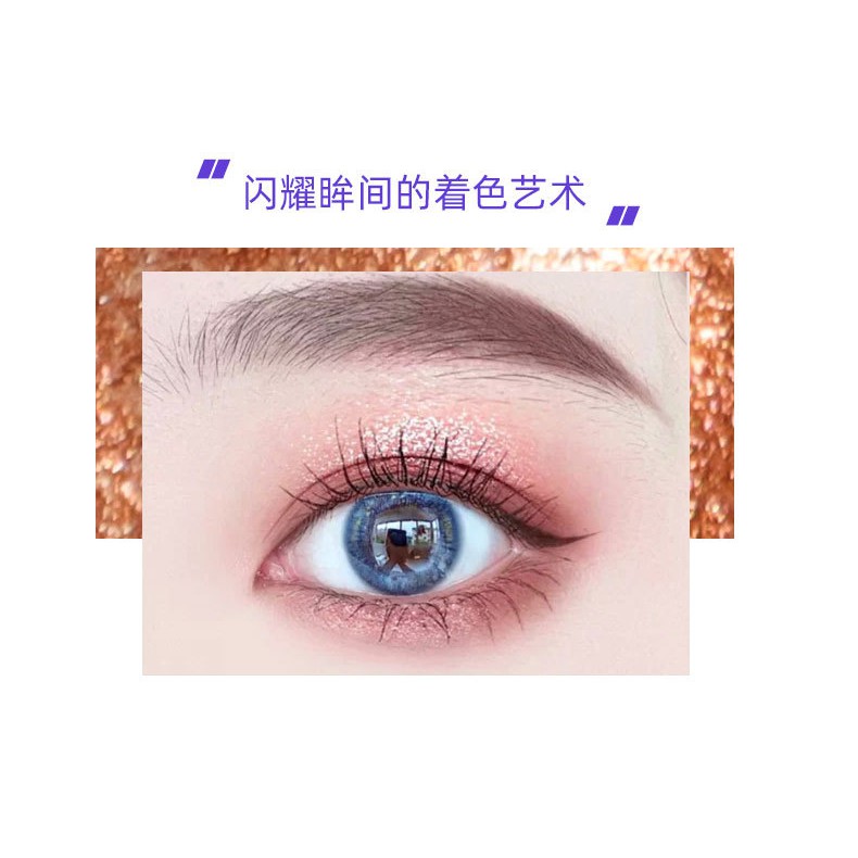 Bảng Phấn Mắt 8 Ô Màu CVZ Tortoise Shell Eyeshadow Pallete Nội Địa Trung