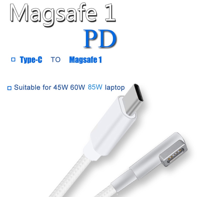 Dây Cáp PD Chuyển Đổi 1.8M Type-C Sang - Magsafe 85W Cho Laptop Máy Tính