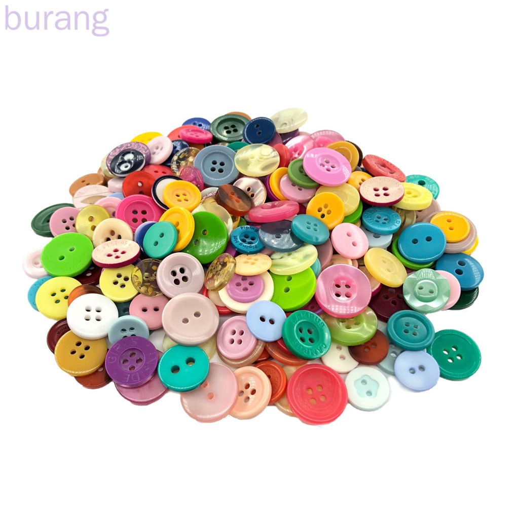 660pcs Mixed Color Buttons Resin Kindergarten Handmade Button Set Children DIY Crafts Accessories
