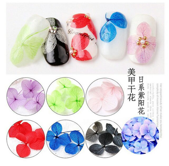 Hoa lụa hoa chùm hoa ẩn trang trí móng cực xinh cưc pro nail