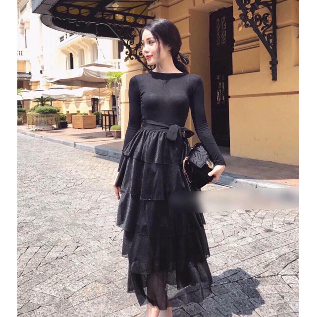 Chân Váy Nữ 🌹FREESHIP🌹 Chân váy Nữ voan tầng cao cấp dáng dài Siêu Đẹp Siêu Rẻ QN03 | BigBuy360 - bigbuy360.vn