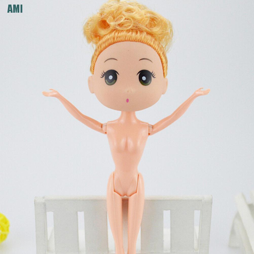 Búp Bê Tóc Vàng Mini 18cm Dễ Thương