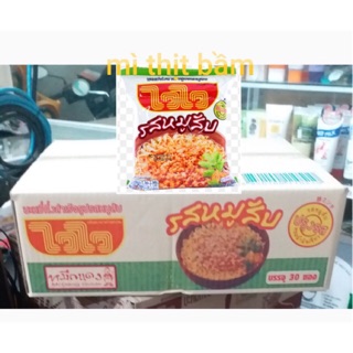Mì wai wai thịt bầm thái lan thùng 30/gói /60g