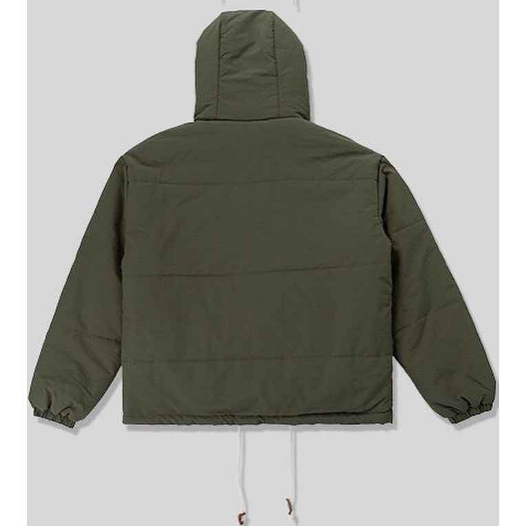 Áo phao 3 lớp xanh rêu - ẢNH THẬT