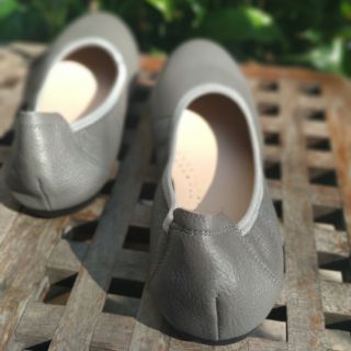 Giày da búp bê trơn