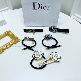 Set Dây buộc + Kẹp tóc hottrend cho ngày hè nóng bức , XINH , SANG , ĐẸP , Giá cực rẻ