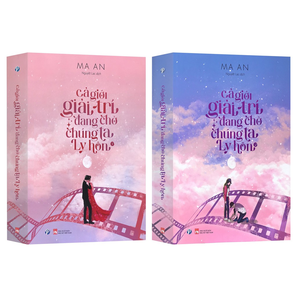 Sách - Cả Giới Giải Trí Đang Chờ Chúng Ta Ly Hôn (Bộ 2 quyển, Tặng Kèm Bookmark)