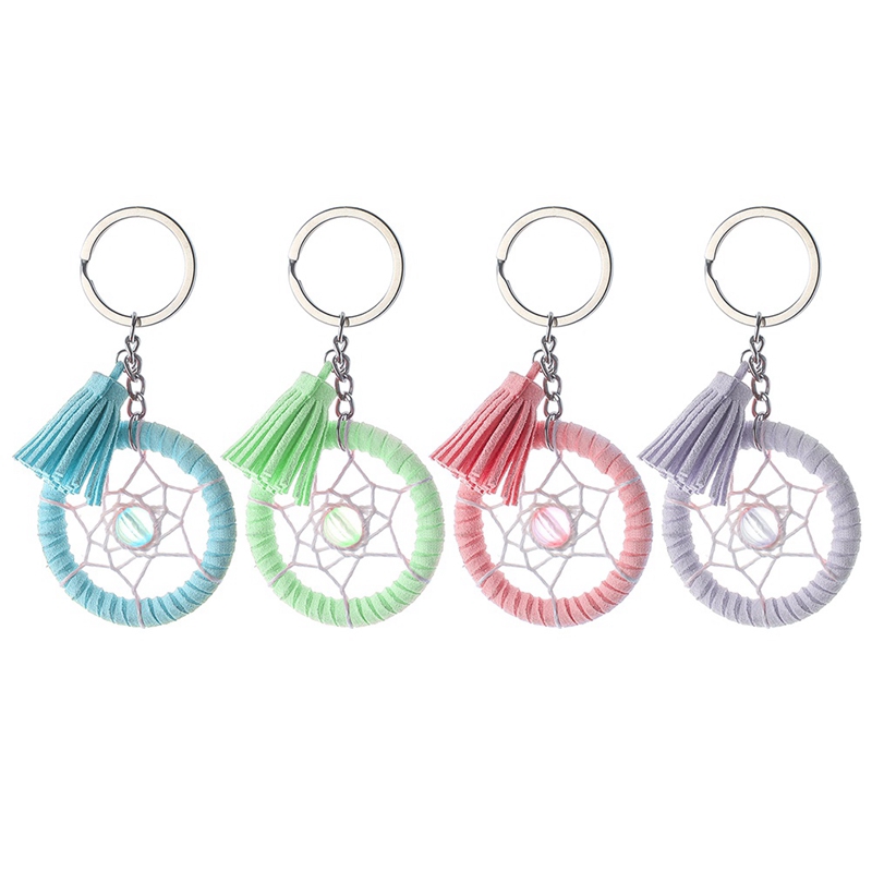 Móc Khóa Kim Loại Hình Dreamcatcher Xinh Xắn