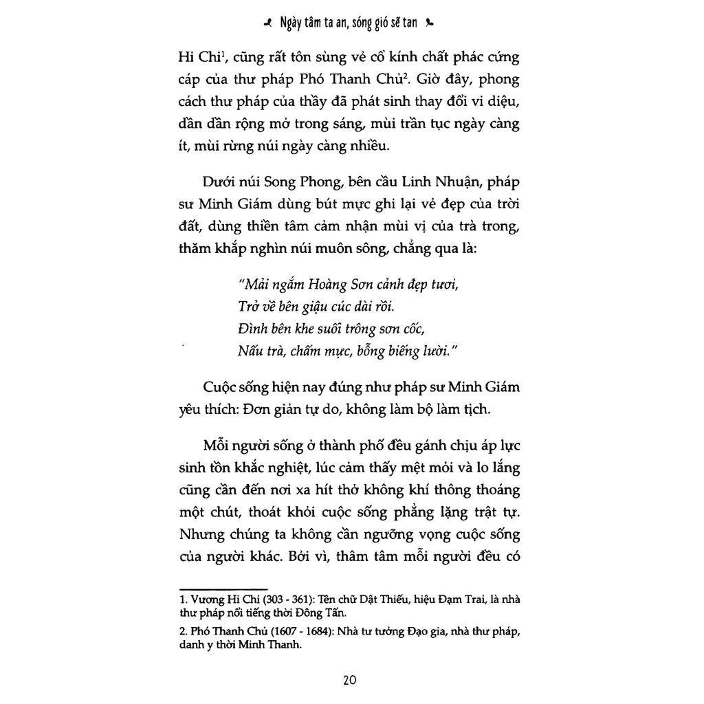 Sách - Ngày Tâm Ta An, Sóng Gió Sẽ Tan