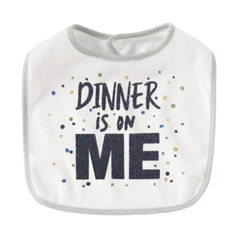 Yếm Ăn Cotton Mềm Mại Thấm Hút Nước Dành Cho Bé