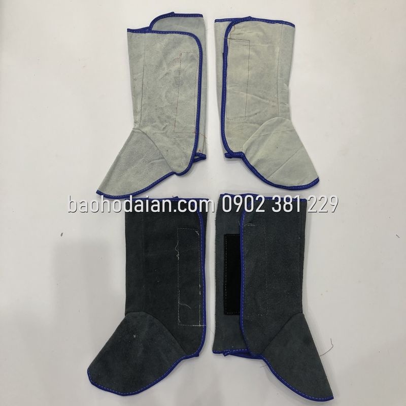 Ống chân da thợ hàn cách nhiệt, chống nóng