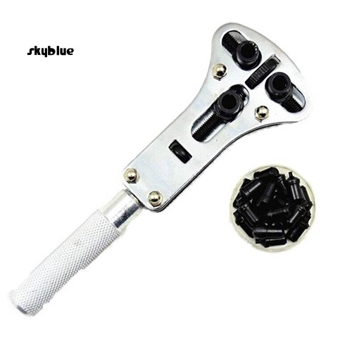 SKBL Watch Repair Tool Waterproof Screw Adjustable Case Back Remover Opener Wrench