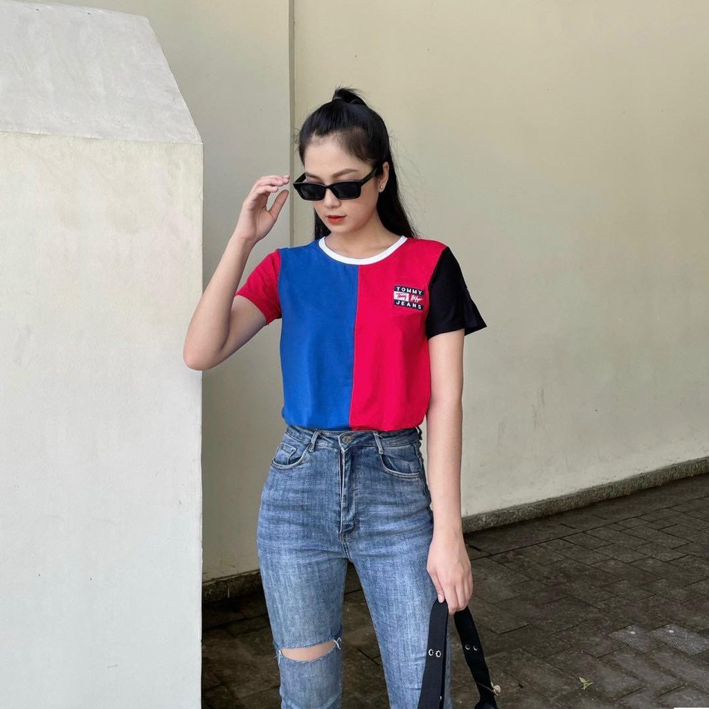 Áo Thun Tom.my Hàng VNXK,Chất Thun Cotton 4 Chiều Mềm Mịn Thoáng Mát