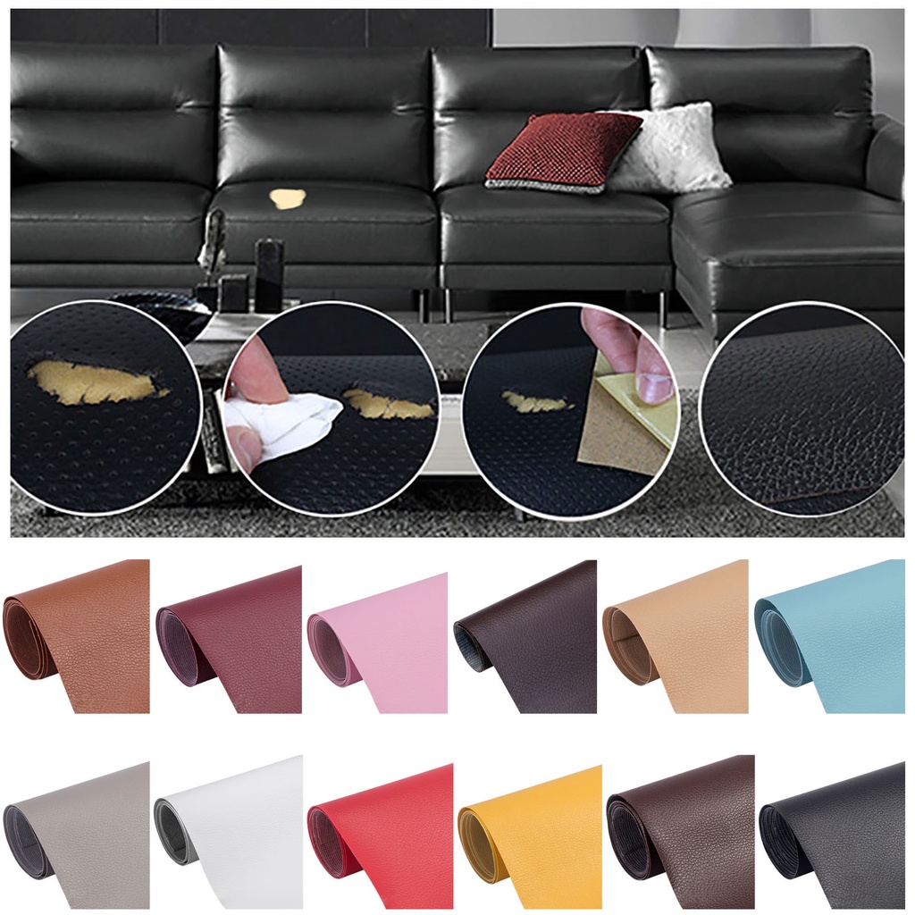 Miếng dán tự dính sửa chữa đồ da cho ghế sofa/ ghế ngồi xe hơi tiện dụng