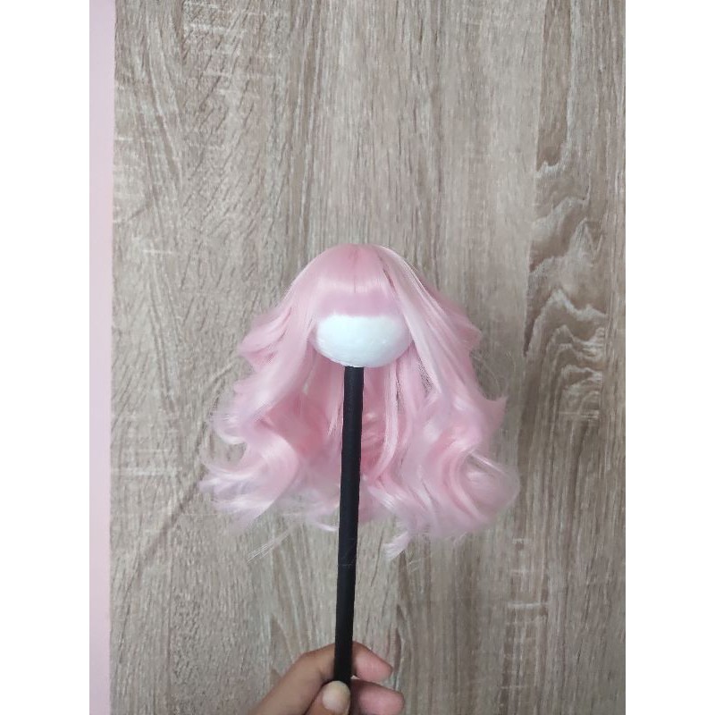 Wig tóc giả dành cho búp bê bjd 1/6, 1/8, 1/12