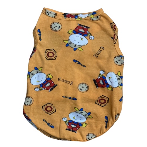 Quần áo cho chó chất liệu cotton cho chó mè hoạ tiết đáng yêu