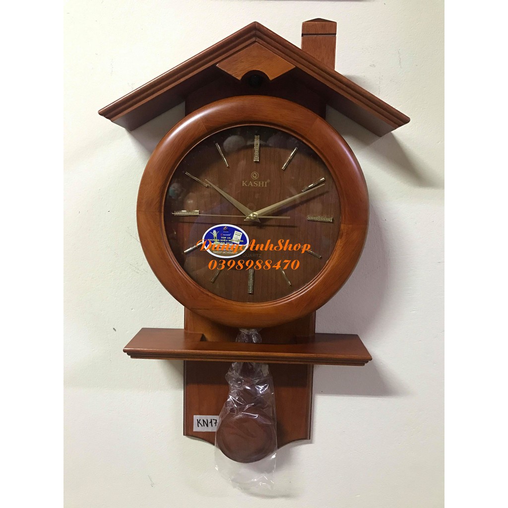 Đồng hồ quả lắc kashi kn17(gỗ tự nhiên)