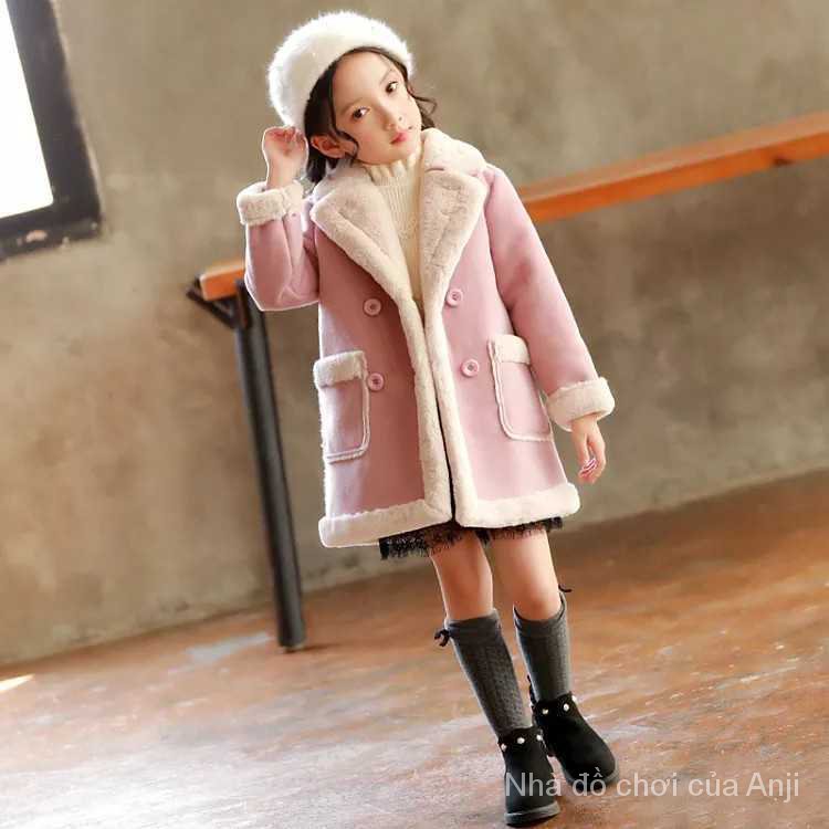 Girls Winter Coat Children Fur Coat Of Girls Mink Velvet Jacket Coat