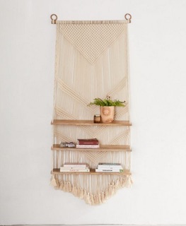 Giá sách Macrame