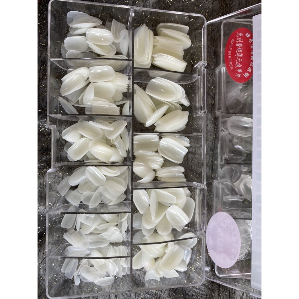 Móng Úp Jeeliya Phom tròn ngắn Mềm Dẻo - Lẻ 1 Hộp