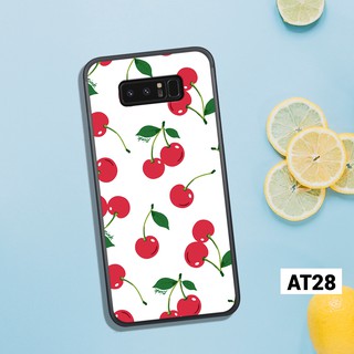 Ốp lưng Samsung in hình sticker hoa quả cho NOTE 8 - NOTE 9