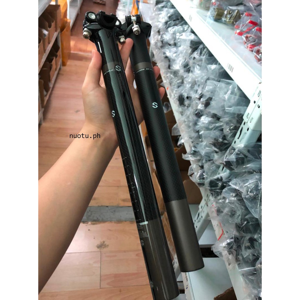 Ống Gắn Yên Xe Đạp 3K Bằng Sợi Carbon Toàn Bộ