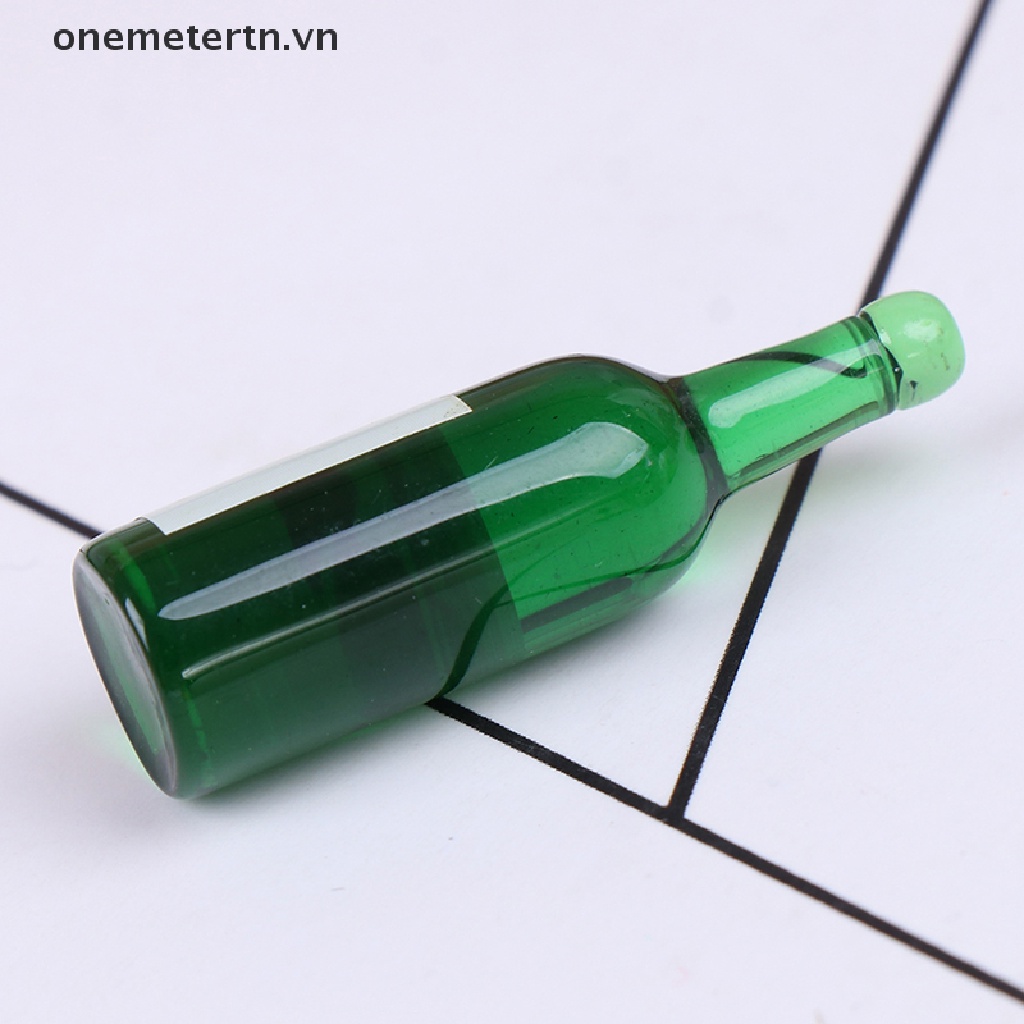 【onemetertn】 5Pcs 1:12 Dollhouse Miniature Fruit Juice Bottles Model Dolls Kitchen Food [VN]