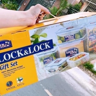 Set Lock 6 hộp nhựa
