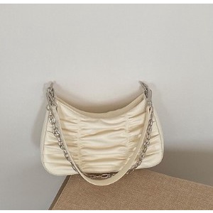 Túi Kẹp Nách Nữ Linh Store Túi Kẹp Nách Da Dây Xích Đeo Chéo Nhún Bèo Hàng Quảng Châu - LS31