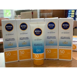 Kem chống nắng chuyên mặt Nivea Sun Q10 SPF 50