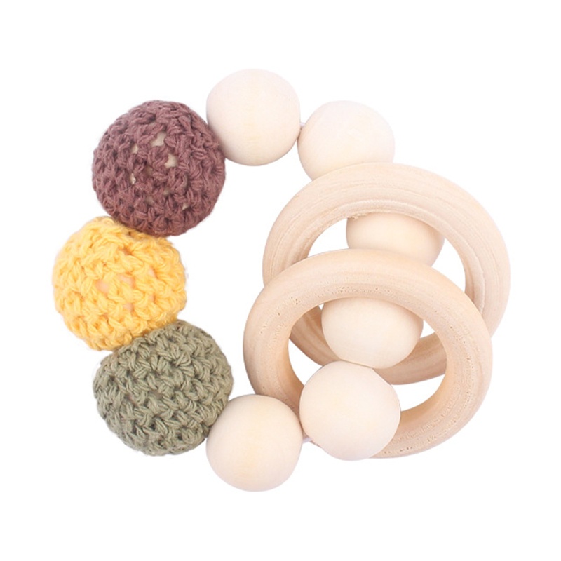 Vòng Đeo Tay Núm Vú Giả Bằng Silicone Dành Cho Bé Gái Mọc Răng