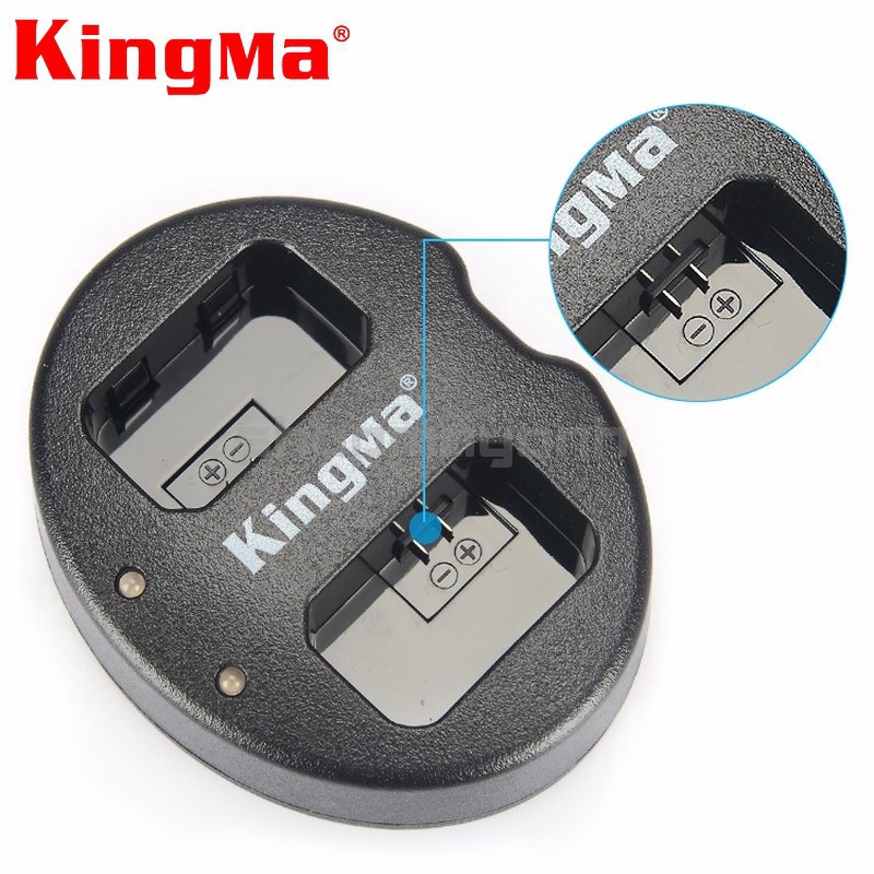 Pin Sạc đôi KINGMA cho NP-FW50 Sony + hộp đựng pin zin và thẻ nhớ