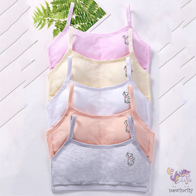Áo Ngực Cotton Mềm Mại Cho Bé Gái